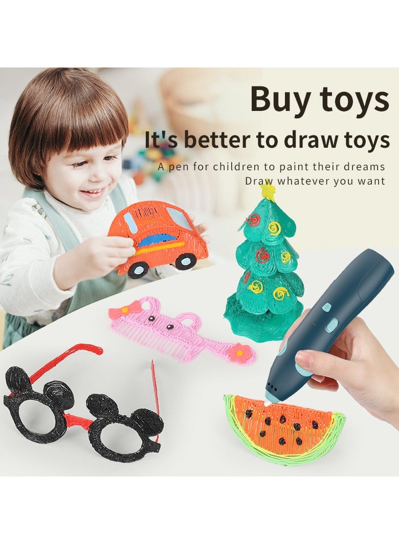 general Low temperature non-hot 3D printing pen wireless 3d children's three-dimensional graffiti pen 3b painting pen - Image 3