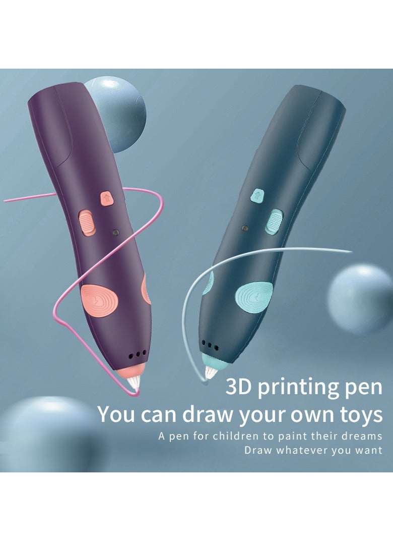 general Low temperature non-hot 3D printing pen wireless 3d children's three-dimensional graffiti pen 3b painting pen - Image 5