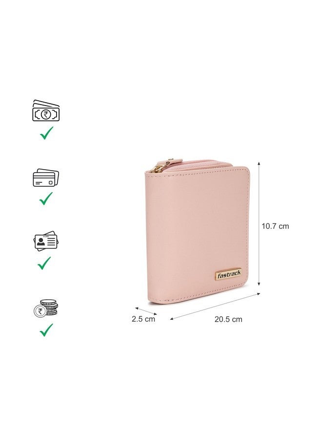 Fastrack Women Faux Leather Everyday Wallet | Multiple Card Slots, ID Window, Zip Pocket, Phone Compartment and Cash Slots | Organized and Stylish | Wallet for Casual Carry - Image 5