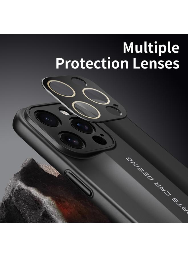 اس-توب جراب هاتف iPhone 15 من سلسلة الجلد النباتي مع ملمس الجلد وتغطية كاملة - Image 4