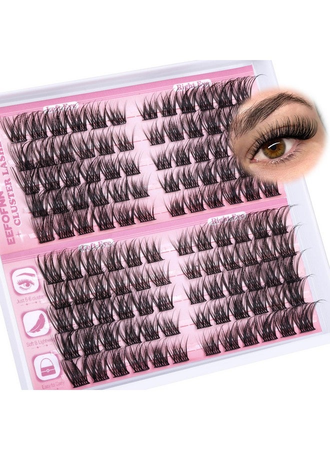 Eefofnn Wispy Lash Clusters Natural Eyelash Clusters C Curl Cluster Eyelash Extensions 11-16 mm Cluster Lashes Left Right Eyelash Extension Cat Eye Lashes Clusters DIY Individual Lashes by Eefofnn - Image 1