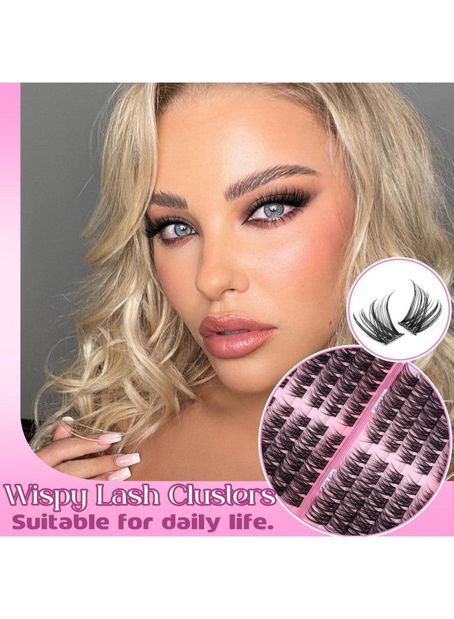 Eefofnn Wispy Lash Clusters Natural Eyelash Clusters C Curl Cluster Eyelash Extensions 11-16 mm Cluster Lashes Left Right Eyelash Extension Cat Eye Lashes Clusters DIY Individual Lashes by Eefofnn - Image 5