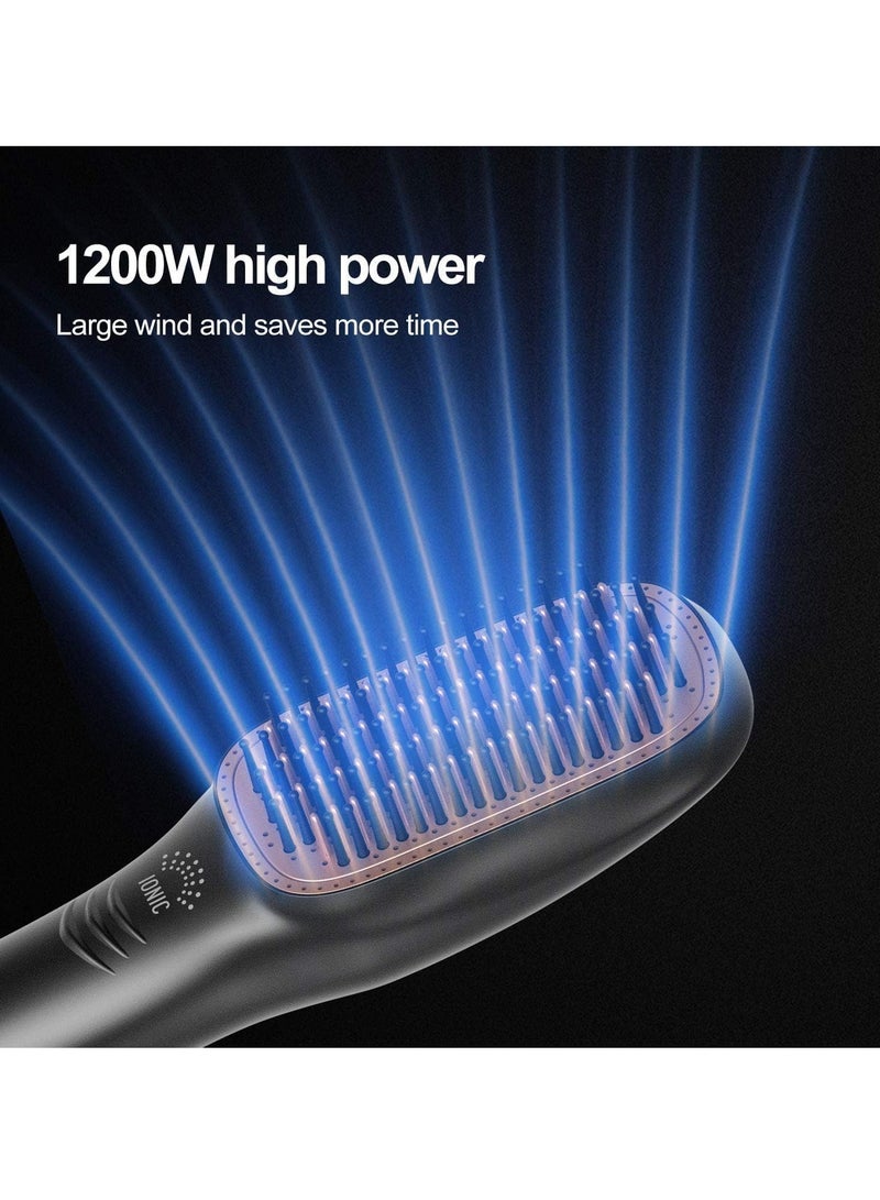 TIGER New Hair Dryer & Professional Ceramic Brush Set – Portable Ceramic Straightener Styling Device, Hair Straightener Brush for Smooth, Frizz-Free Hair, Quick Drying & Straightening - Image 4