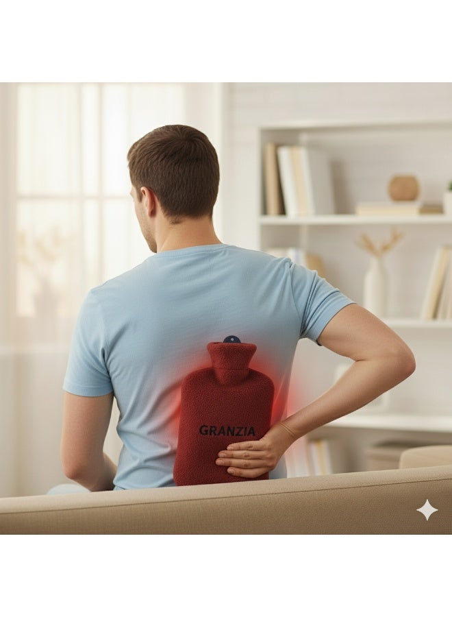  جرانزيا ودّع البرد وآلام الجسم مع قربة GRANZIA، آمنة وسهلة الاستخدام، وتناسب جميع الأعمار لمزيد من الراحة في المنزل. - Image 2