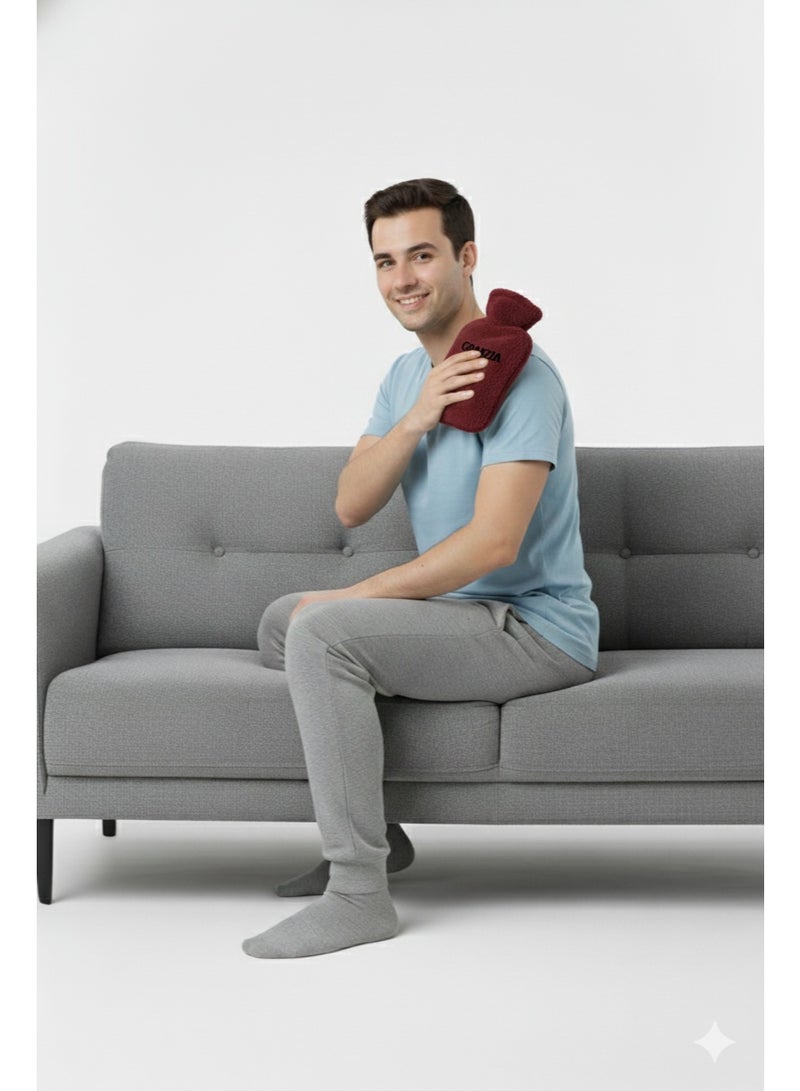  جرانزيا ودّع البرد وآلام الجسم مع قربة GRANZIA، آمنة وسهلة الاستخدام، وتناسب جميع الأعمار لمزيد من الراحة في المنزل. - Image 4