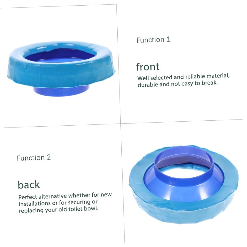 حلقة مانعة للتسرب خالية من الشمع لوعاء المرحاض، خاتم مانع للتسرب بدون شمع لمنع الروائح في الحمام، سهل التركيب - Image 5