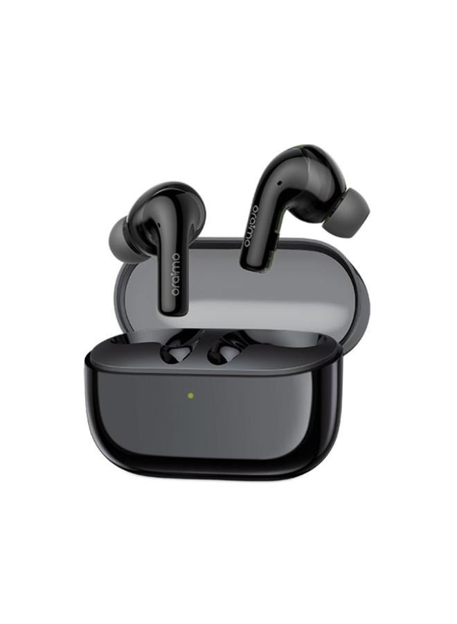 Oraimo SpaceBuds Z Active Noise Cancelling Bluetooth Earphones, Sound360 Spatial Audio True Wireless Earbuds,4 Mics for AI Clear Calls,38H Playtime,Dual Device Connectivity, Customization via App Black - Image 1