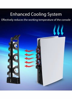 Y&D Cooling Fan with LED Light for PS5 Accessories, Horizontal Compatible Both Disc and Digital Editions  - Image 3