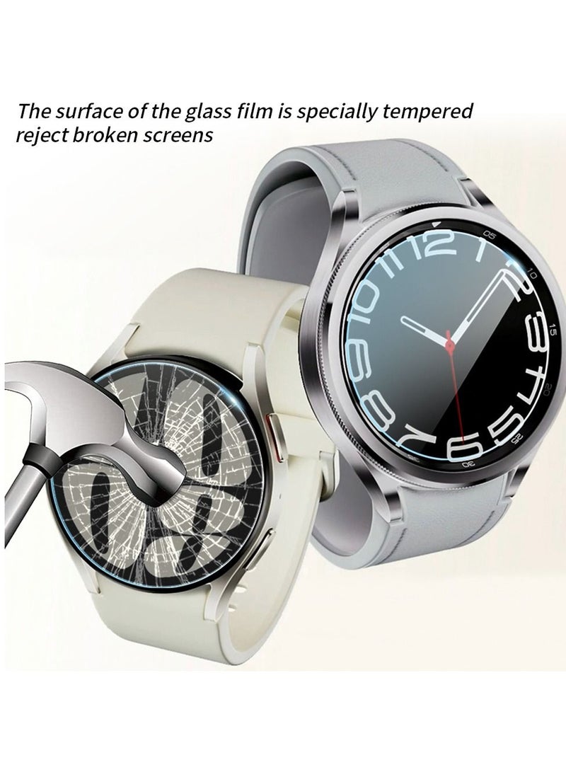 TWEGGON AntiScratch Tempered Glass for Samsung Galaxy Watch 7/Watch 6 44Mm Screen Protector Protective Glass Clear - Image 2