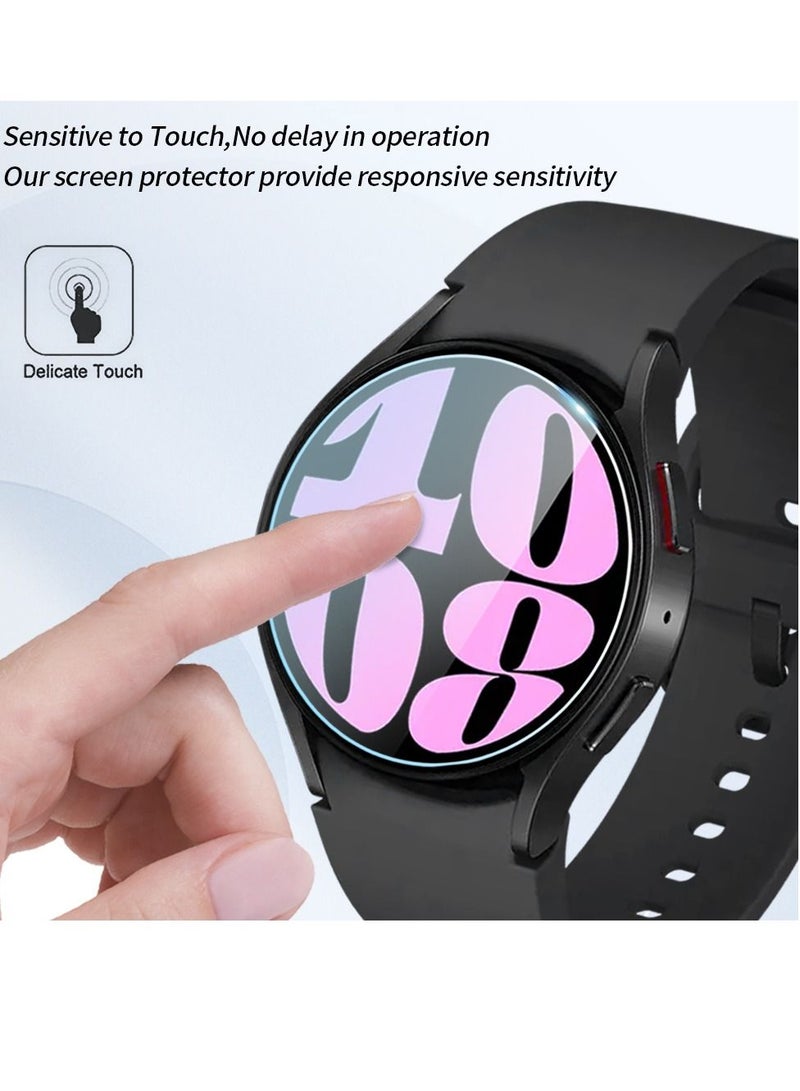 TWEGGON AntiScratch Tempered Glass for Samsung Galaxy Watch 7/Watch 6 44Mm Screen Protector Protective Glass Clear - Image 3