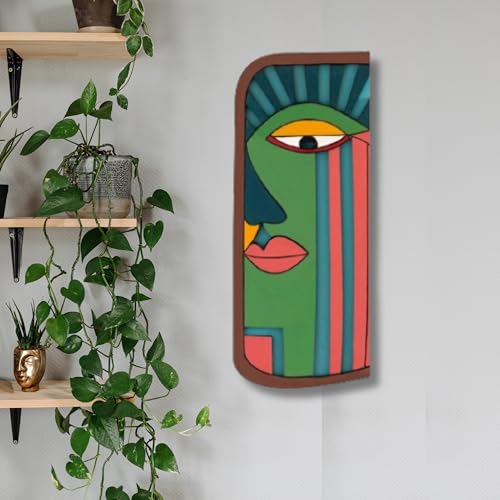 APS ART PLUS STORE Wooden 3D Wall Mask Sculpture For Wall Decor, Unique Wall Decorative Item For Home, Office, Living Room Wall Decor - Image 3