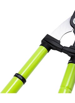 Deli Hedge Gardening Shear – 33-Inch, Telescopic Handle, Teflon-Coated Straight Blade, Non-Slip Grip, Green – Professional Garden Trimming Tool  - Image 2