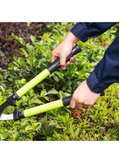 Deli Hedge Gardening Shear – 33-Inch, Telescopic Handle, Teflon-Coated Straight Blade, Non-Slip Grip, Green – Professional Garden Trimming Tool  - Image 5