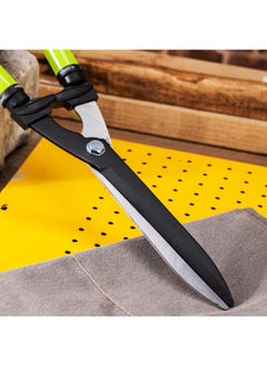 Deli Hedge Gardening Shear – 33-Inch, Telescopic Handle, Teflon-Coated Straight Blade, Non-Slip Grip, Green – Professional Garden Trimming Tool  - Image 3