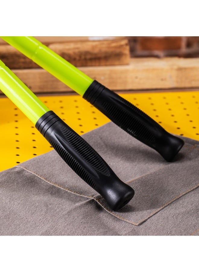 Deli Hedge Gardening Shear – 33-Inch, Telescopic Handle, Teflon-Coated Straight Blade, Non-Slip Grip, Green – Professional Garden Trimming Tool  - Image 4