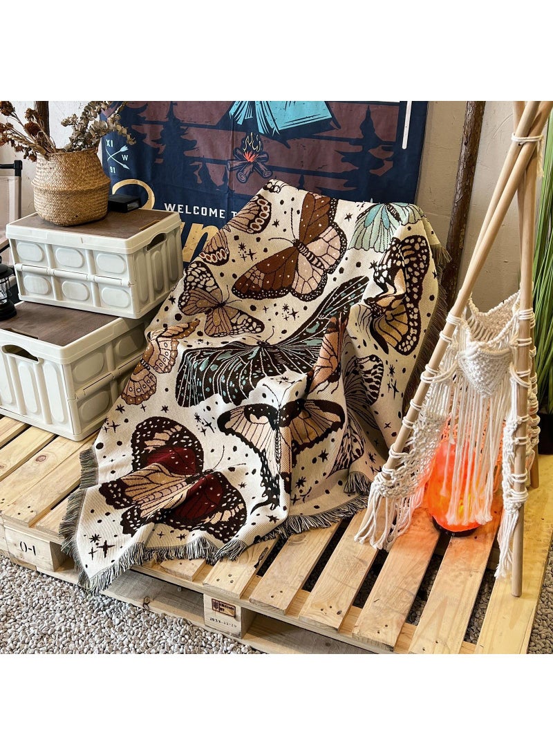 Y&D 160*130cm Camping Blanket Outdoor Blanket Picnic Blanket Sofa Blanket Bed End Blanket Air Conditioning Blanket Shawl Blanket Thread Blanket  - Image 2