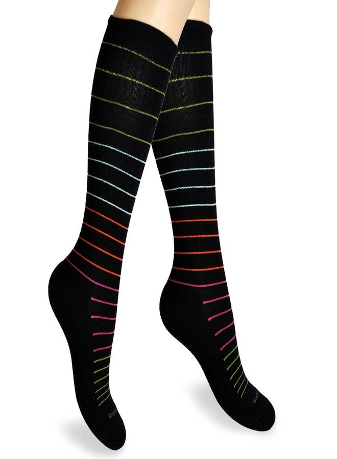 SocksLane Cotton Compression Socks for Women & Men. 15-20 mmHg Support Knee-High - Image 1