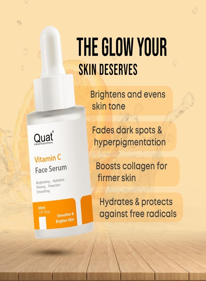 QUAT Professional Premium Vitamin C Face Serum for Brightening, Dark Spot Reduction & Glow | Advanced Antioxidant Serum for Even, Radiant Skin - 30 ml - Image 5
