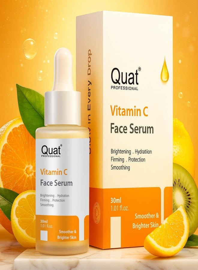 QUAT Professional Premium Vitamin C Face Serum for Brightening, Dark Spot Reduction & Glow | Advanced Antioxidant Serum for Even, Radiant Skin - 30 ml - Image 2