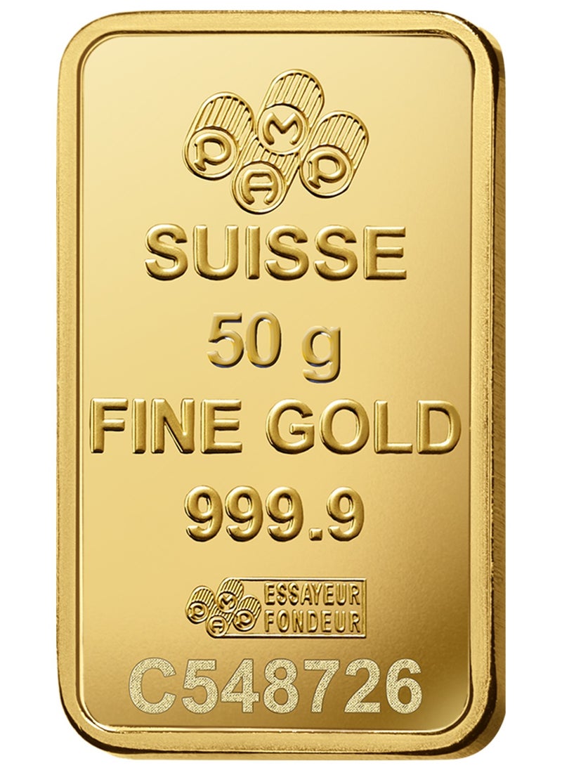 PAMP - Pamp Suisse Queen Fortuna 50g Gold Bar 24KT - 50 Grams - Image 1