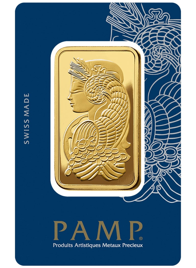 PAMP - Pamp Suisse Queen Fortuna 50g Gold Bar 24KT - 50 Grams - Image 1