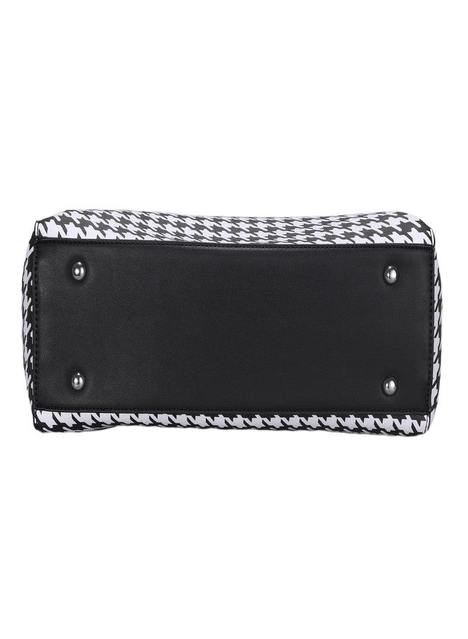 sqlp Large Purse for Women Tote Bags Trendy Designer Crossbody purse Womens Shoulder Bags Hobo Bag Black With White - Image 4