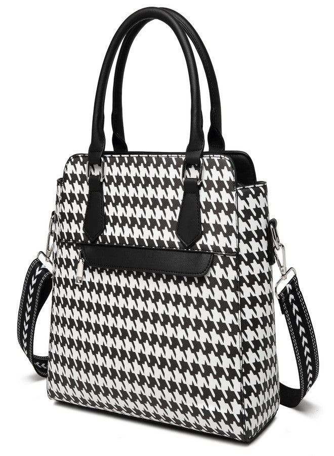 sqlp Large Purse for Women Tote Bags Trendy Designer Crossbody purse Womens Shoulder Bags Hobo Bag Black With White - Image 5