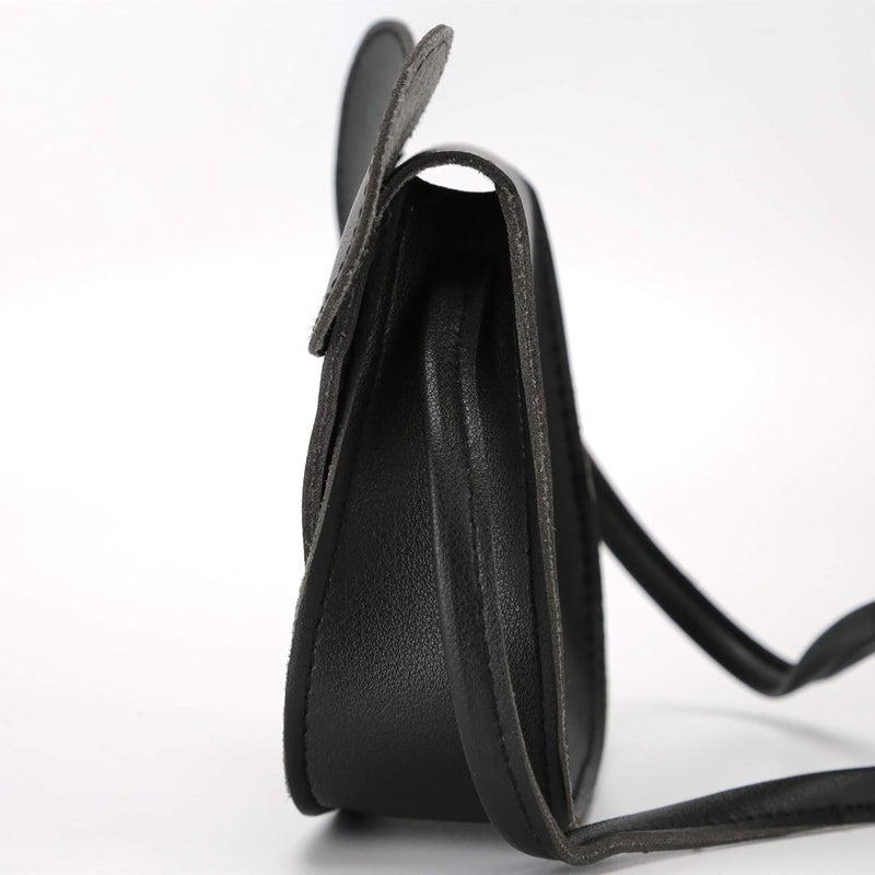 QiMing Little Mouse Ear Bow Crossbody Purse,PU Shoulder Handbag for Kids Girls Toddlers - Image 3