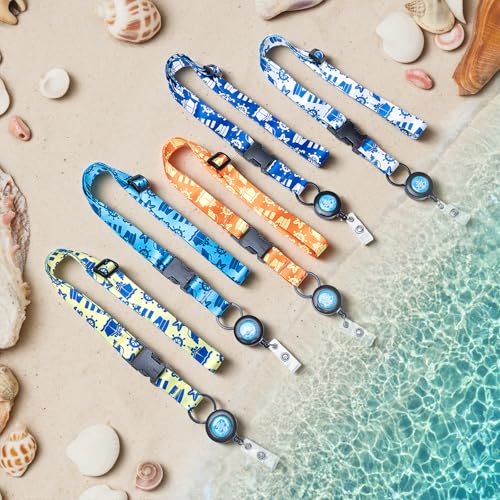 MNGARISTA Cruise Lanyard for Ship Cards,Adjustable Lanyard with Id Holder,Detachable Lanyards for Cruises Ship Cards with Waterproof Id Badge Holders,Cruise Essentials,5 Pack Sea Turtle - Image 5