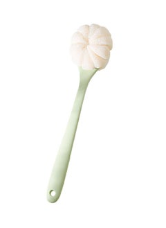 Double Sided Bath Brush,2 in 1 Bath Tool ,Long Handled Soft Bristle Brush,Body,Green