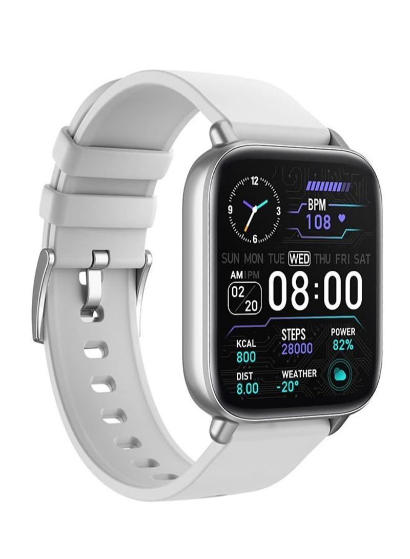 NIBEMINENT 1.75 Inch Full Touch Screen Smartwatch IP67 Waterproof Silver - Image 2