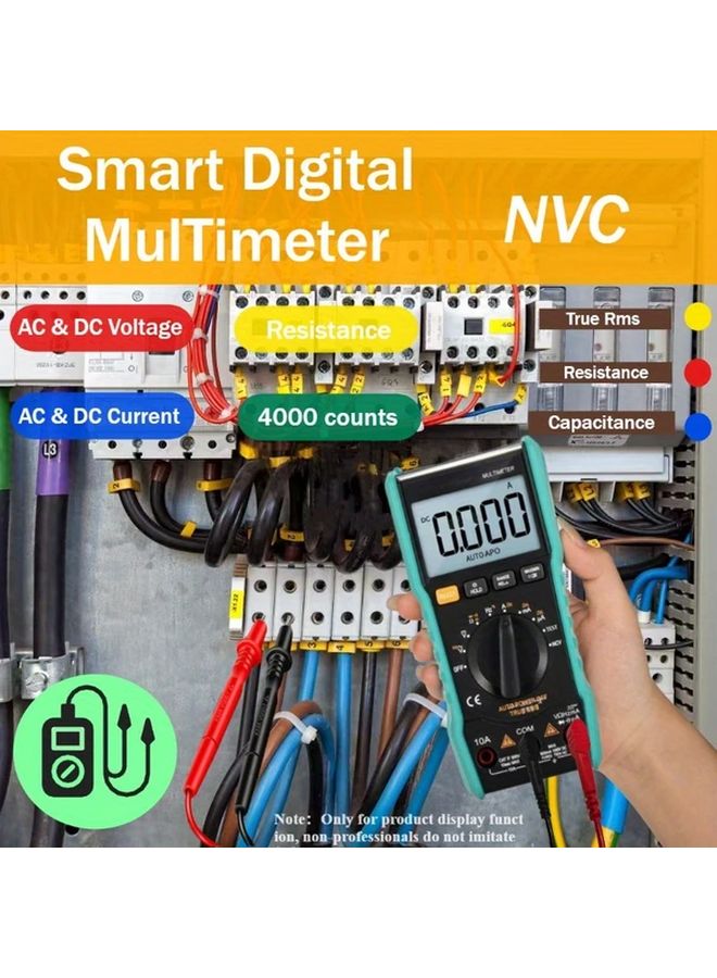 108A Multimeter Digital Multifunctional Voltage Current Resistance Capacitance Frequency Temperature - Image 4