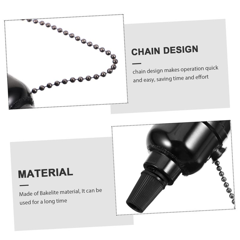 Mipcase Pull Chain Light Fixture Base Lamp Holder Design for Table Pendant and Wall Lights Easy Operation for Lighting Needs - Image 4