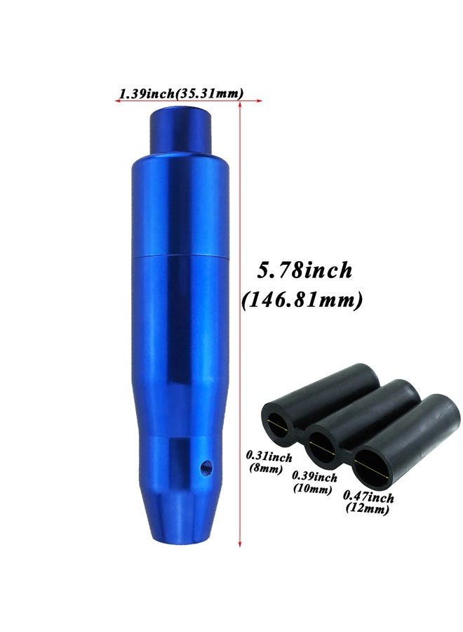 Abfer Automatic Gear Shift Knob Car Button Push Shifter Handle Knobs Fit for Most Vehicle Truck, Blue - Image 3