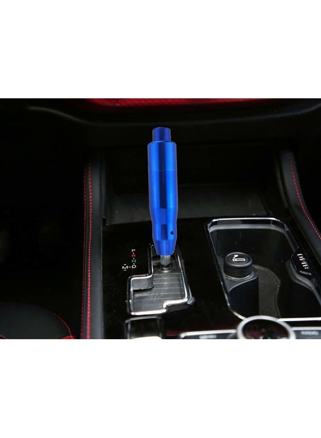 Abfer Automatic Gear Shift Knob Car Button Push Shifter Handle Knobs Fit for Most Vehicle Truck, Blue - Image 2