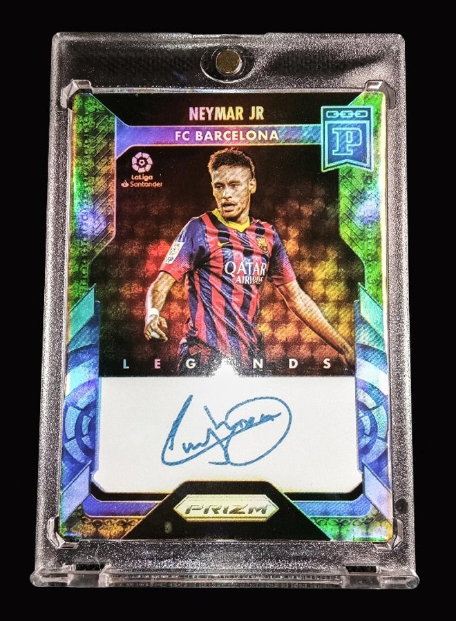 Neymar Football Signature Trading Card Single Autographed Soccer Card Refractor Collector’s Edition Sports Memorabilia for Fans and Collectors - Image 2