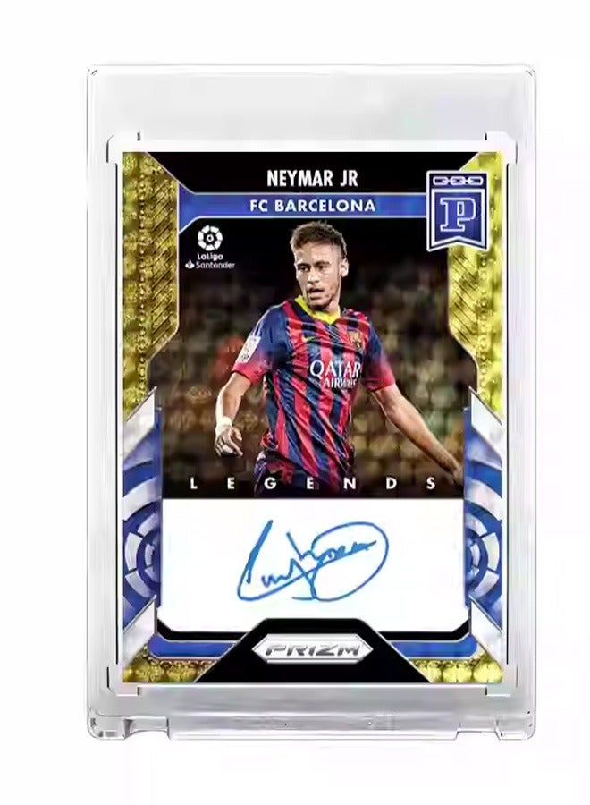 Neymar Football Signature Trading Card Single Autographed Soccer Card Refractor Collector’s Edition Sports Memorabilia for Fans and Collectors - Image 1