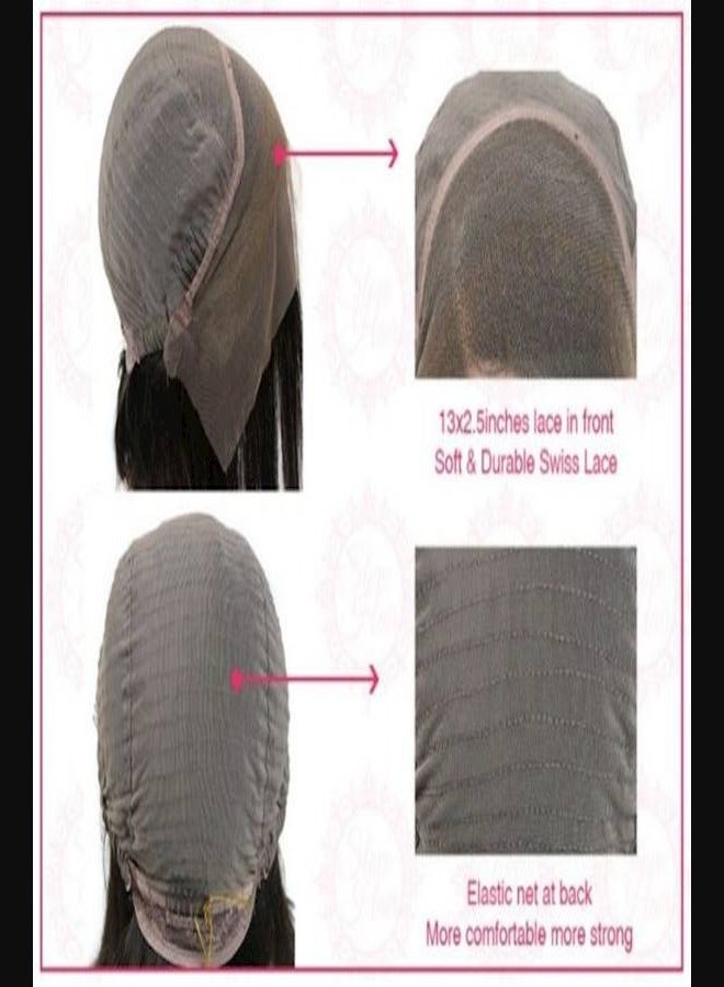 Mid Length Wavy Hand Tied Hair Wig - Image 4