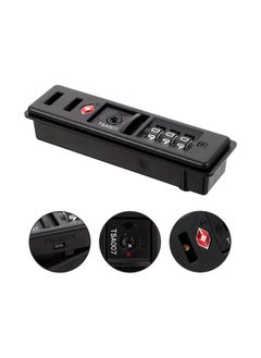 Code Combination Lock for Luggage, TSA-Approved Luggage Lock Portable Code Lock Anti-Theft Suitcase Lock Built-In Sunk Lock Durable Travel Lock Luggage Safety Equipment Travel Lock for Suitcase