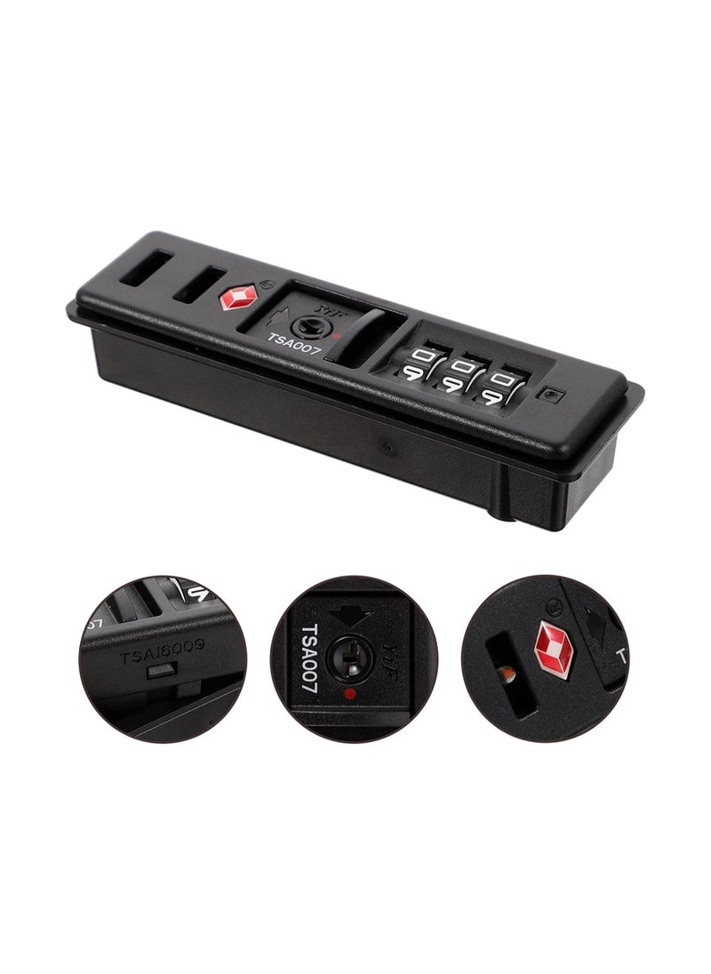 SYOSI - Code Combination Lock for Luggage, TSA-Approved Luggage Lock Portable Code Lock Anti-Theft Suitcase Lock Built-In Sunk Lock Durable Travel Lock Luggage Safety Equipment Travel Lock for Suitcase - Image 1