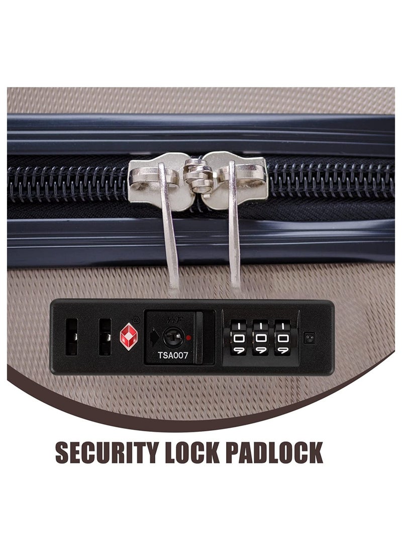 SYOSI - Code Combination Lock for Luggage, TSA-Approved Luggage Lock Portable Code Lock Anti-Theft Suitcase Lock Built-In Sunk Lock Durable Travel Lock Luggage Safety Equipment Travel Lock for Suitcase - Image 1