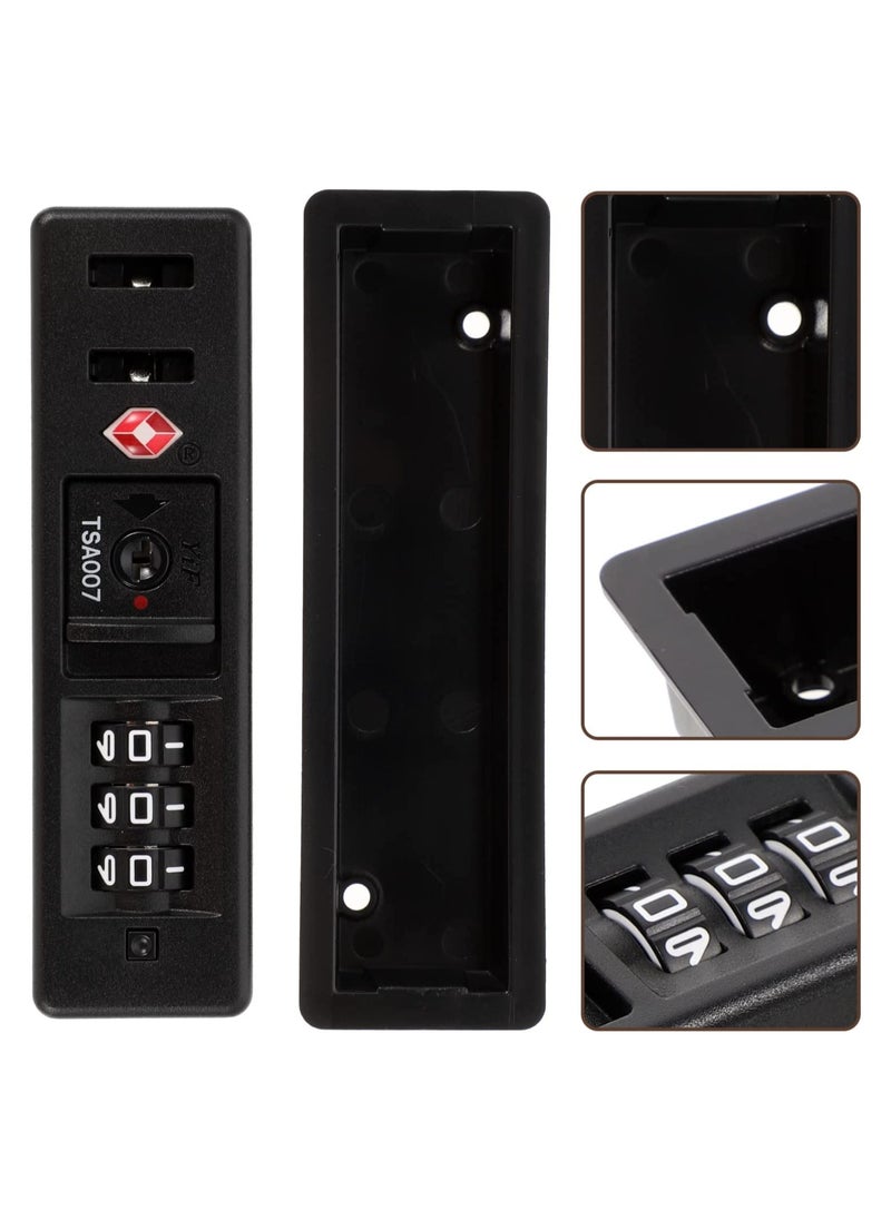 SYOSI - Code Combination Lock for Luggage, TSA-Approved Luggage Lock Portable Code Lock Anti-Theft Suitcase Lock Built-In Sunk Lock Durable Travel Lock Luggage Safety Equipment Travel Lock for Suitcase - Image 1