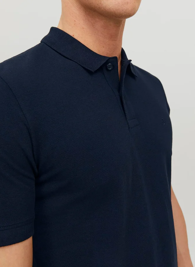 JACK & JONES Jack & Jones JJEBasic Regular Fit Polo with Button Placket