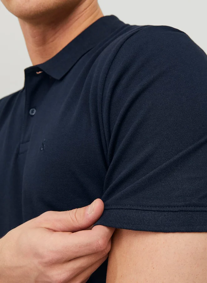 JACK & JONES Jack & Jones JJEBasic Regular Fit Polo with Button Placket
