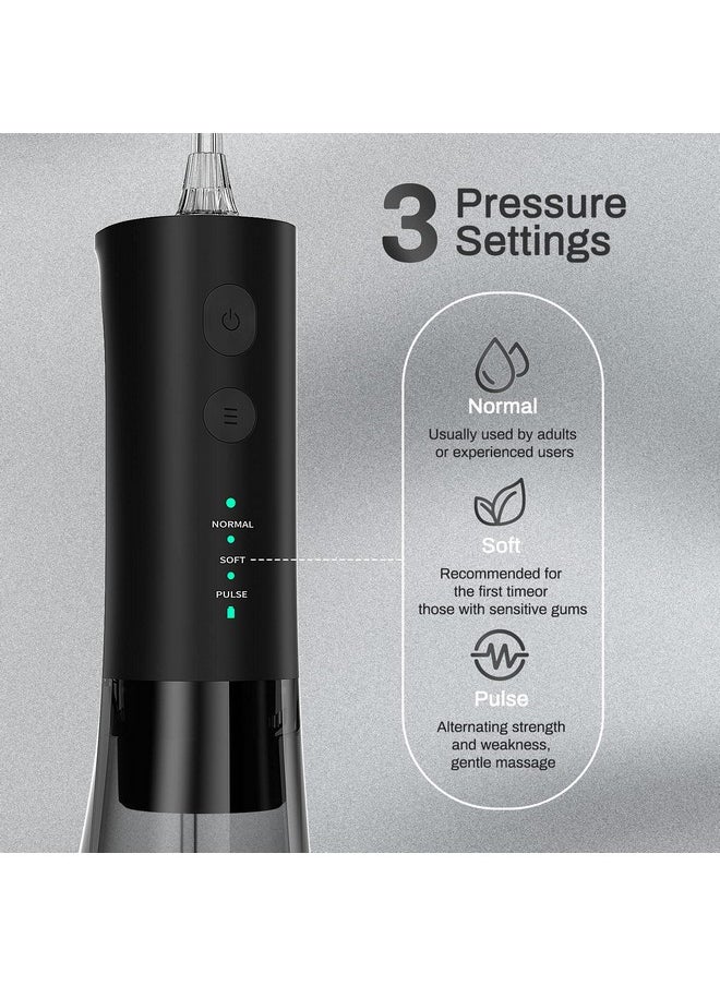 Mornwell Ossers For Teeth 300Ml Cordless Water Flosser Mornwell 3S Pressure Crescendo Oral Irrigator Professional Rechargeable Portable Water Flosser With 4 Tips  - Image 3