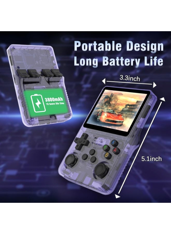R36S Retro Handheld Game Console with 20000+Games - 3.5 Inch IPS Screen, 64GB, Portable Gaming Device,Gift,Pocket Video Player - Image 3
