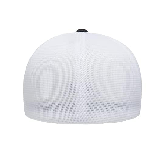 Flexfit Melange UniPanel Trucker Cap, Black/White, Large/X-Large - Image 3