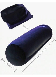 Generic Cylindrical Body Soft Comfortable Inflatable Pillow for Body Positioners for Legs and Back Support with Foot Pump  - Image 2