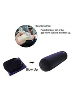 Generic Cylindrical Body Soft Comfortable Inflatable Pillow for Body Positioners for Legs and Back Support with Foot Pump  - Image 3