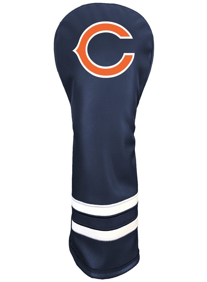 Team Golf NFL Chicago Bears Vintage Driver Headcover - Printed Team Golf NFL Vintage Driver Golf Club Headcover, Form Fitting Design, Retro Design with Fleece Lining for Extra Club Protection - Image 1